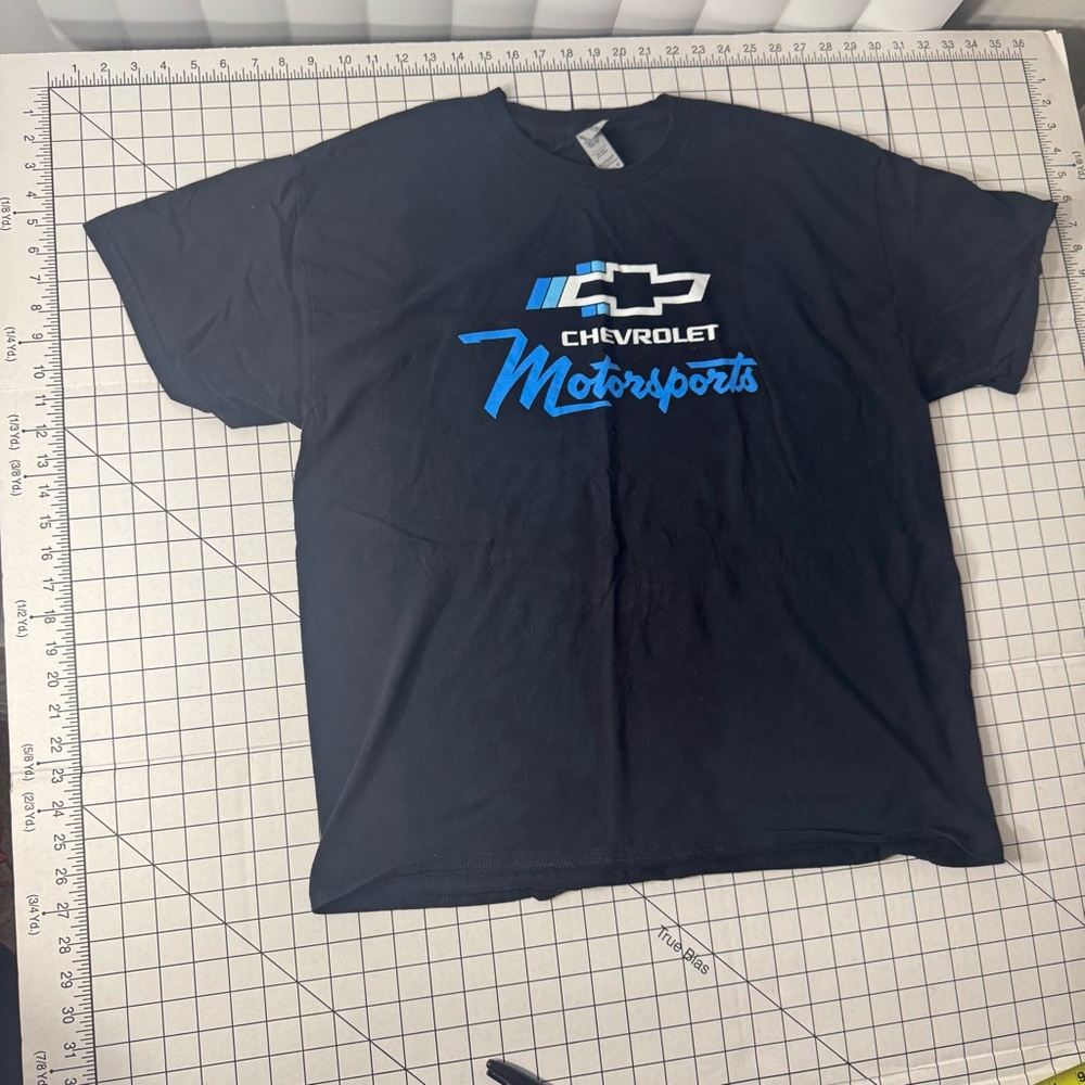 Chevrolet‎ Motosports Gildan Black Short Sleeve Tee Mens XL